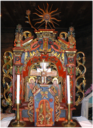 Drevený oltár