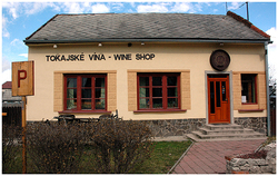 Predajňa tokajských vín v Slovenskom Novom Meste